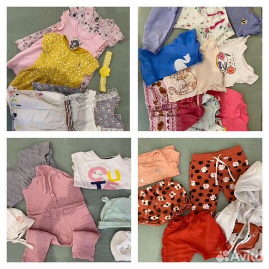 Детская одежда пакетом mothercare 0-1 года