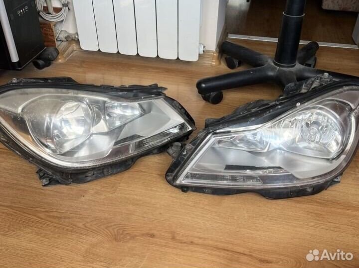 Фары w204 mercedes benz