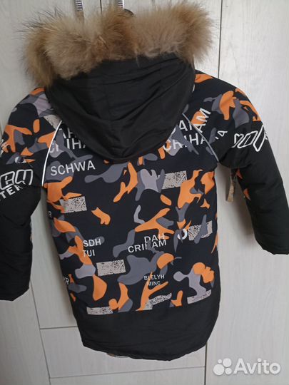 Зимняя куртка для мальчика 122