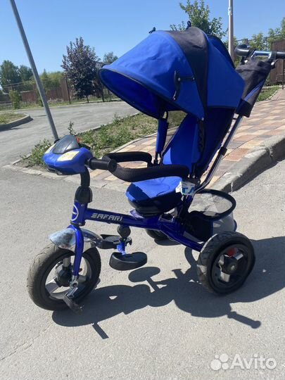 Детский велосипед с родительской ручкой бу