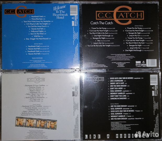 C.C. Catch, CD, Сд диски