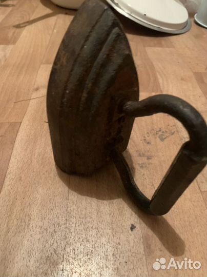 Старый утюг СССР чугун