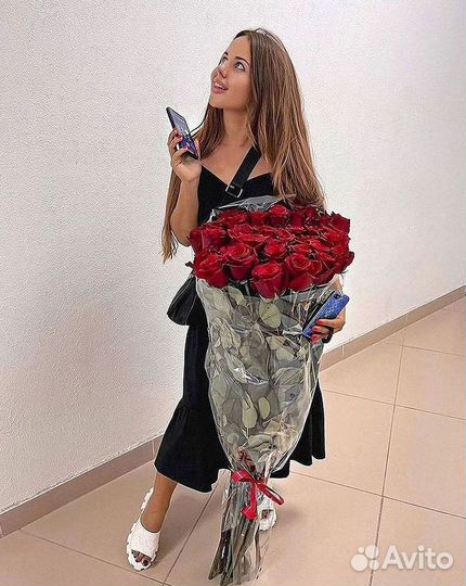 Высокие розы Гигантские розы Доставка цветов