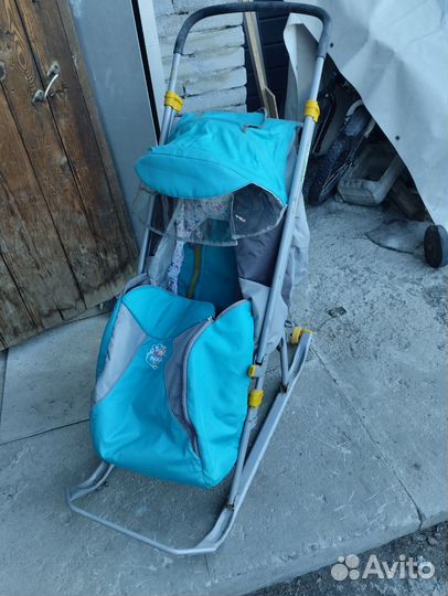 Коляска санки