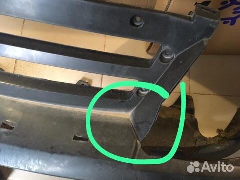 Бампер передний джили мк кросс c дефектом