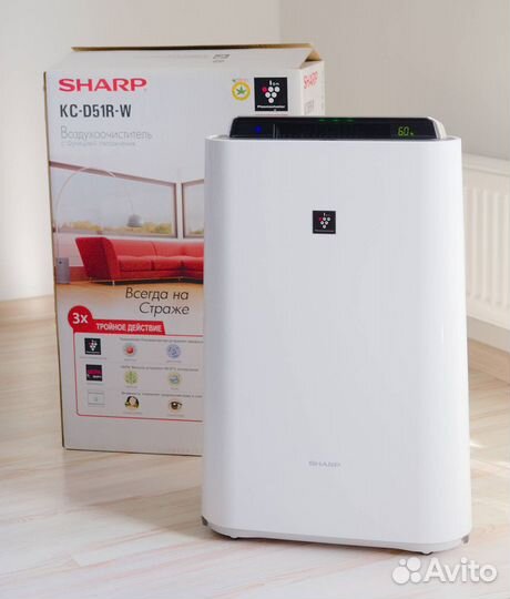 Мойка воздуха, Очиститель воздуха KC-D51RW, белый