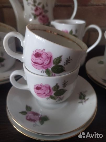 Сервиз кофейный ГДР винтаж