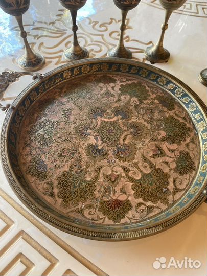Поднос старинный