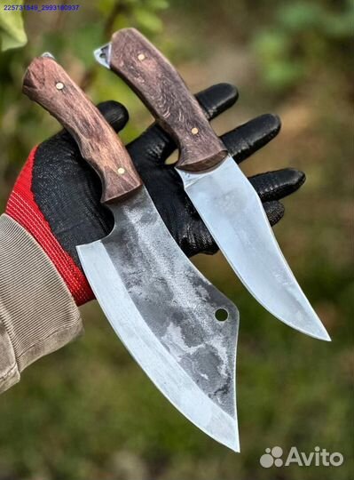 Нож тяпка и разделочный нож (Арт.58814)