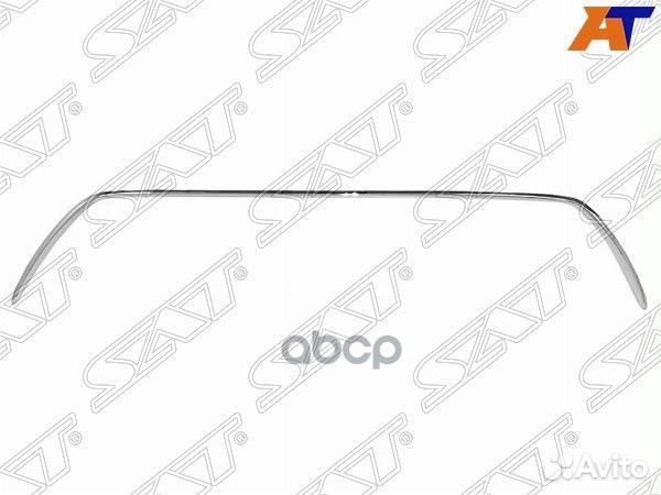 Молдинг решетки в бампер toyota camry 17-18 хро