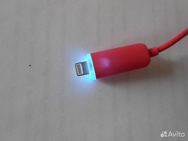 Кабель USB LED для iPhone 5 / iPod, iPad подсветка