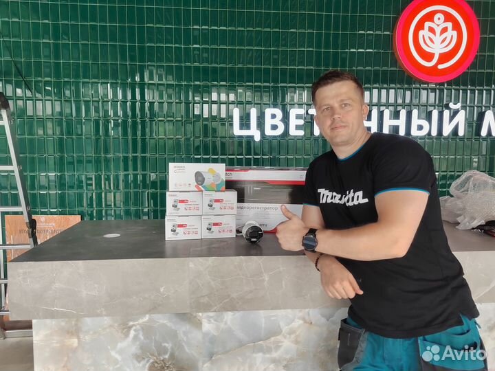 Установка видеонаблюдения / Установка домофона