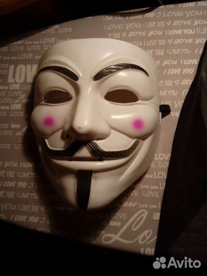 Маска для Хеллоуина и нового года