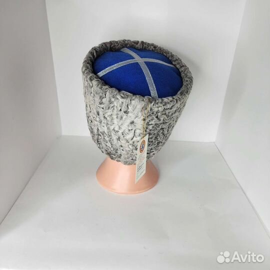 Каракулевая серая папаха