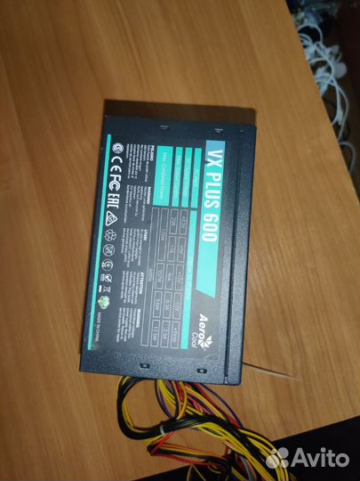 Блок питания AeroCool VX plus 600W