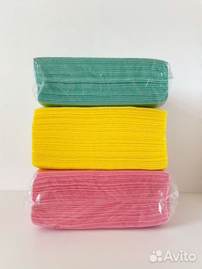 Вискозные салфетки 30x38, хаасп, зеленые и др