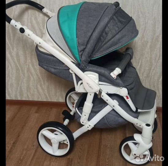 Коляска adamex 3 в 1 бу