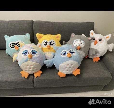 Мягкая игрушка-подушка Сова с пледом 3 в 1