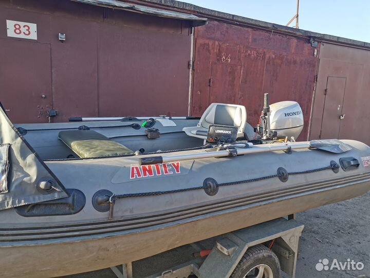 Антей 400 + Honda 20 + картплоттер + прицеп