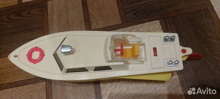 Игрушка СССР Катер отдых