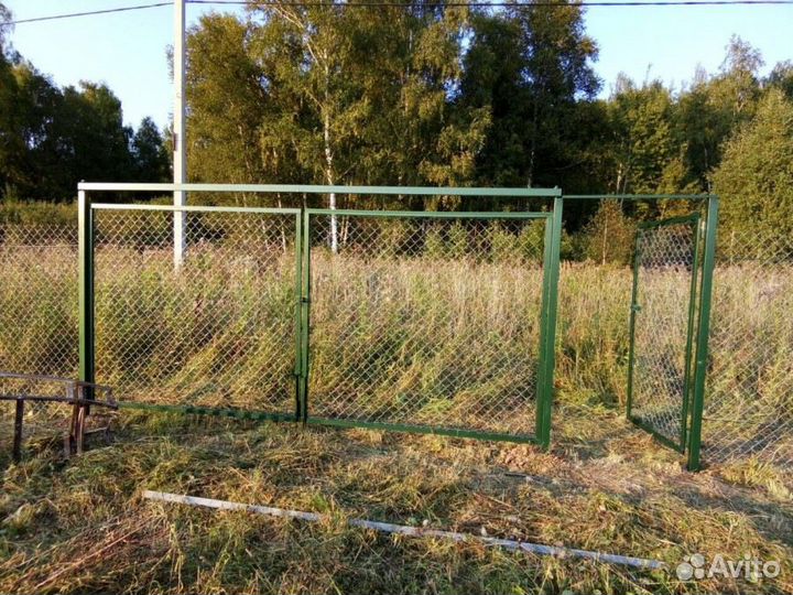 Забор из сетки рабица от производителя