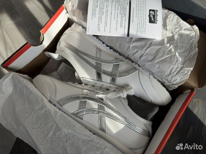 Onitsuka tiger mexico 66 White Silver Оригинал