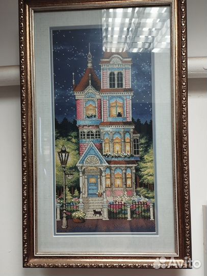 Викторианский шарм, Dimensions вышивка в раме