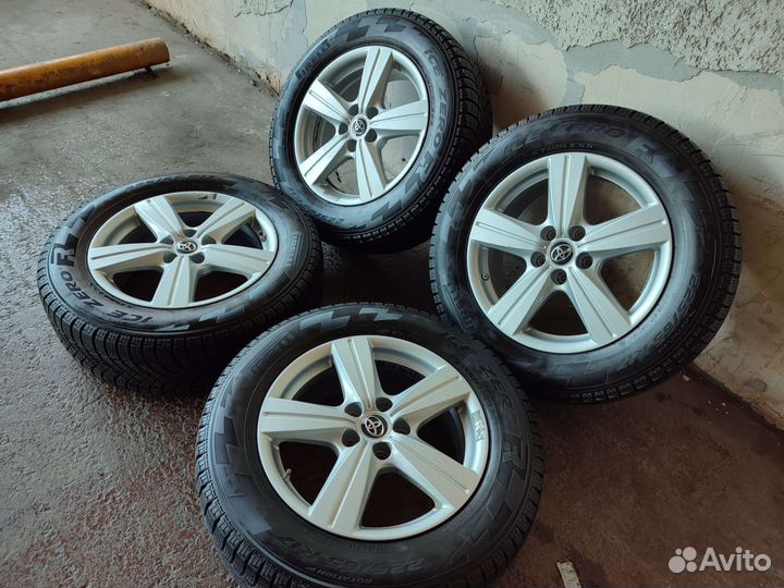 Колеса R17 оригинал Rav 4 датчики