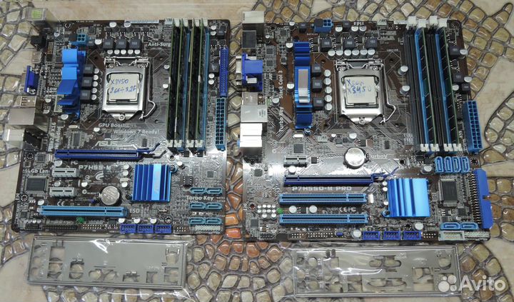 Мат. платы Intel в сборе CPU+озу