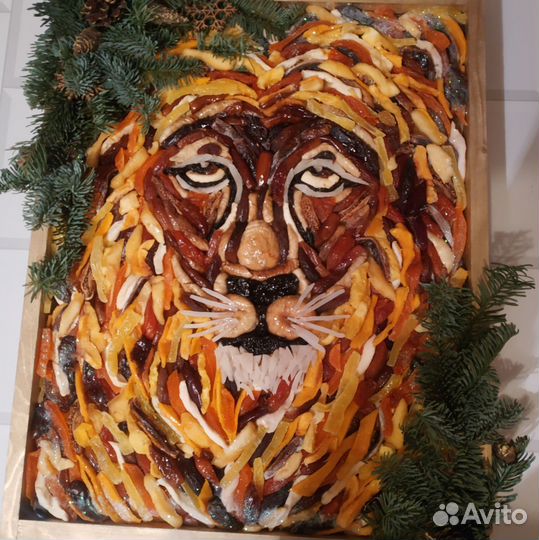 Съедобные картины из сухофруктов