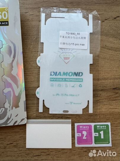 Гидрогелевая пленка на iPhone 15 Pro max