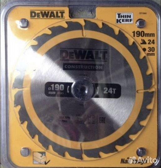 Пильные диски по дереву Dewalt оригинал