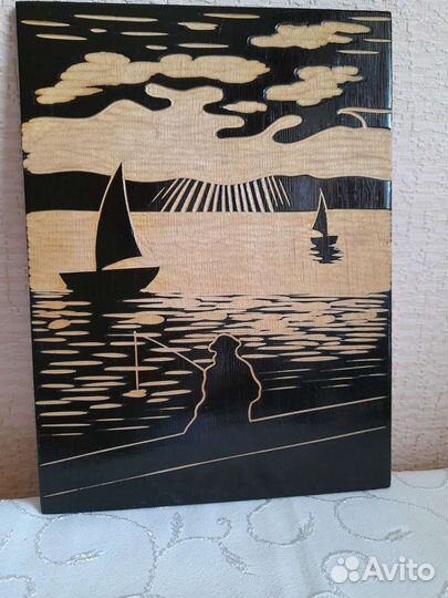 Чеканка ссср,картинка по дереву, панно на камне