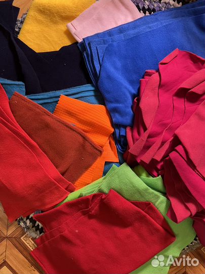 Флис (обрезки для рукоделия)