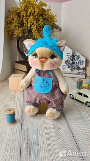 Мягкая игрушка. Солнечный котик