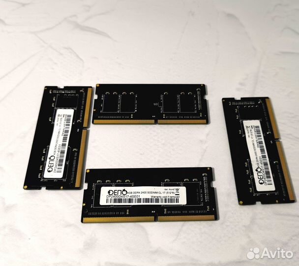 RAM SO dimm depo 4гб DDR4 2400мгц C