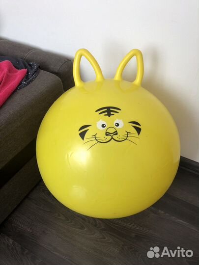 Фитбол детский с ушками