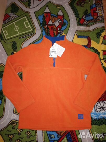 Флисовая кофта новая 140
