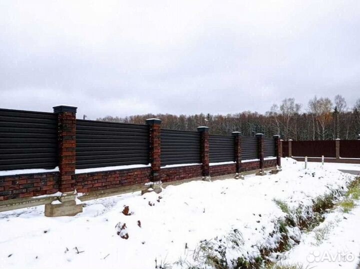 Забор жалюзи