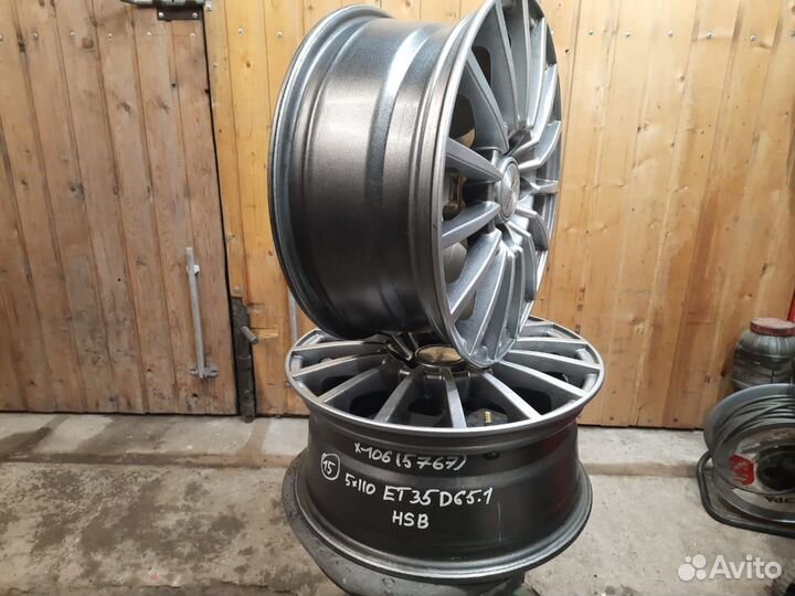 Комплект литых дисков