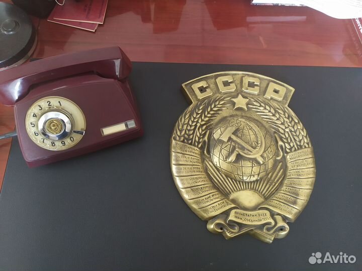 Герб СССР металл, тяжёлый, красивый