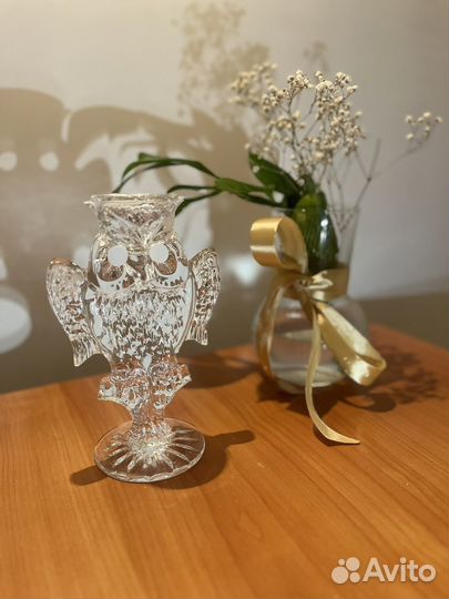 Подсвечник хрустальный