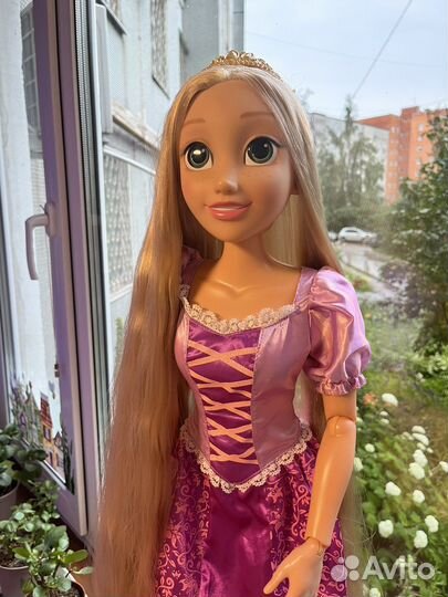 Рапунцель кукла 80 см