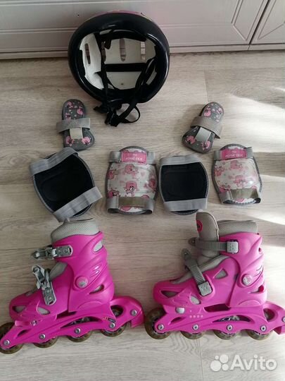 Детские роликовые коньки раздвижные 32-35размер