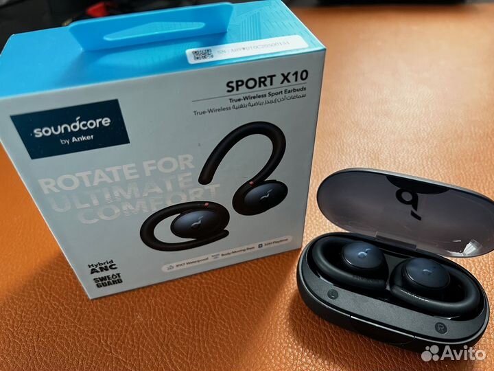 Наушники TWS Anker Soundcore Sport X10 черный
