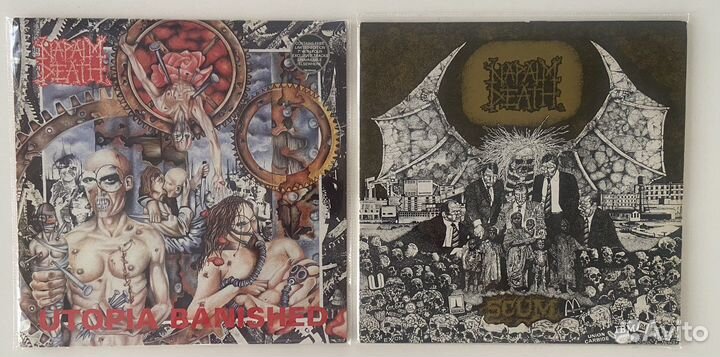 Napalm Death/ Death, виниловые пластинки