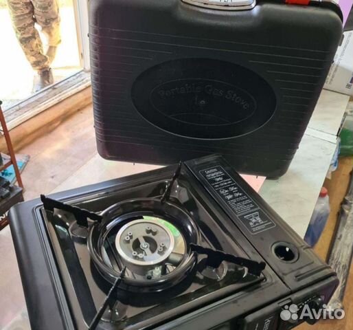 Туристическая газовая горелка/плита в кейсе(новая)