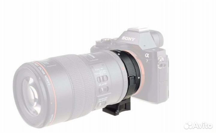 Адаптер с камеры Sony E на Canon