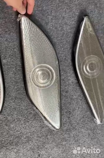 W223 s класс burmester 4d накладки на динамики