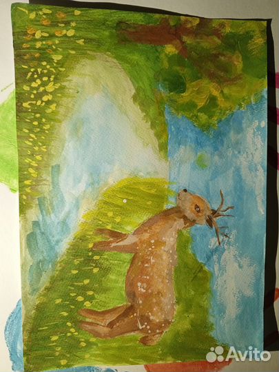 Картина красками